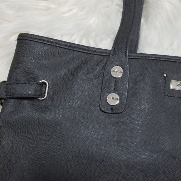 Marc Fisher Large Dark Grey Shoulder Bag - Picture 3 of 6